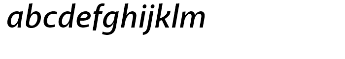 Akagi Pro Pro Semi Bold Italic Font LOWERCASE