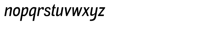Akazan Regular Italic Font LOWERCASE