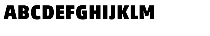 Akko Black Font UPPERCASE