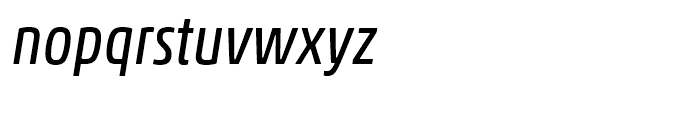 Akko Condensed Italic Font LOWERCASE