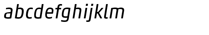 Akko Italic Font LOWERCASE