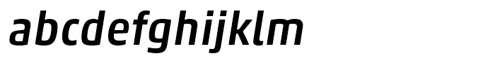 Akko Medium Italic Font LOWERCASE