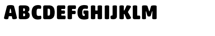 Akko Rounded Black Font UPPERCASE