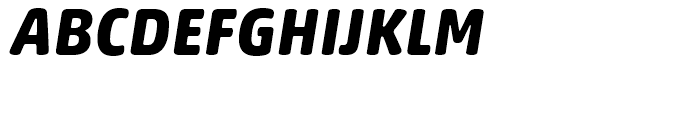 Akko Rounded Bold Italic Font UPPERCASE
