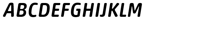 Akko Rounded Medium Italic Font UPPERCASE