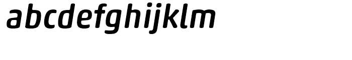 Akko Rounded Medium Italic Font LOWERCASE