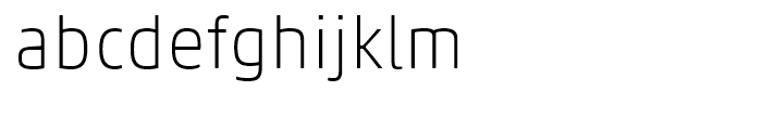 Akko Thin Font LOWERCASE