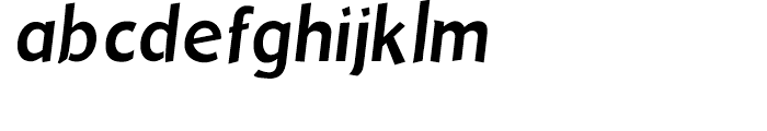 Akme Italic Font LOWERCASE