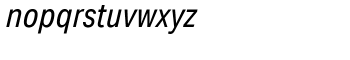 Aktiv Grotesk Condensed Italic Font LOWERCASE