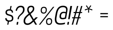 Akazan Book Italic Font OTHER CHARS