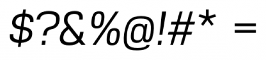 Akzentica 4F Italic Font OTHER CHARS