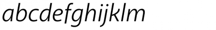 Akagi Book Italic Font LOWERCASE
