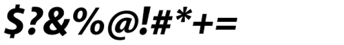 Akagi ExtraBold Italic Font OTHER CHARS