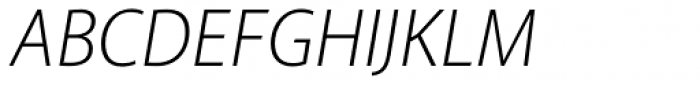 Akagi Light Italic Font UPPERCASE