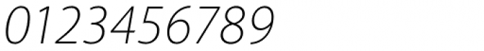 Akagi Pro ExtraLight Italic Font OTHER CHARS