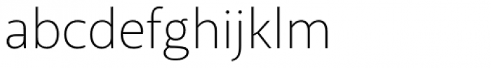 Akagi Pro ExtraLight Font LOWERCASE