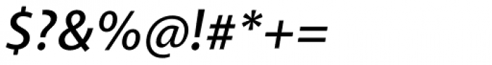 Akagi SemiBold Italic Font OTHER CHARS