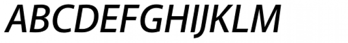 Akagi SemiBold Italic Font UPPERCASE