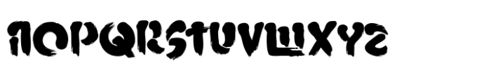Akai Bara Font UPPERCASE