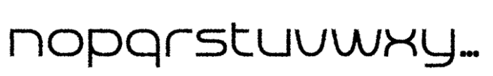 Akalime Rough Regular Font LOWERCASE