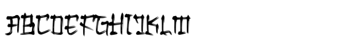 Akashii Font UPPERCASE