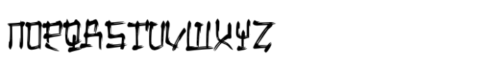 Akashii Font UPPERCASE