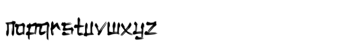 Akashii Font LOWERCASE
