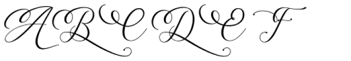Akayla Script Deco Font UPPERCASE
