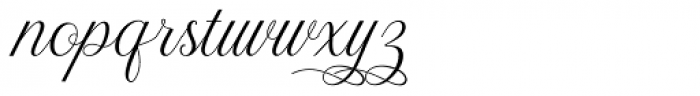 Akayla Script Deco Font LOWERCASE