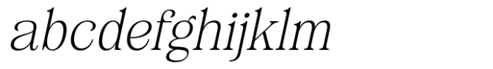 Akiho Faranea Extra Light Italic FONT