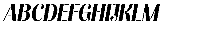 Akisan Black Condensed Slant Font UPPERCASE