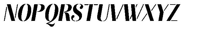 Akisan Black Condensed Slant Font UPPERCASE