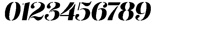 Akisan Black Expanded Slant Font OTHER CHARS