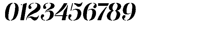 Akisan Black Slant Font OTHER CHARS