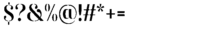 Akisan Bold Condensed Font OTHER CHARS