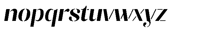 Akisan Bold Slant Font LOWERCASE