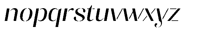 Akisan Expanded Slant Font LOWERCASE