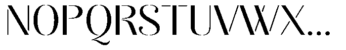 Akisan Expanded Font UPPERCASE