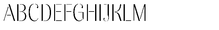Akisan Extra Light Condensed Font UPPERCASE