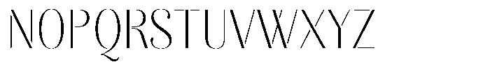 Akisan Extra Light Condensed Font UPPERCASE