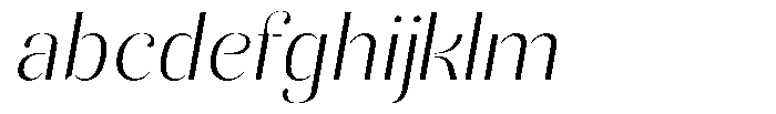 Akisan Extra Light Exp Slant FONT