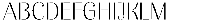 Akisan Extra Light Semi Expanded Font UPPERCASE