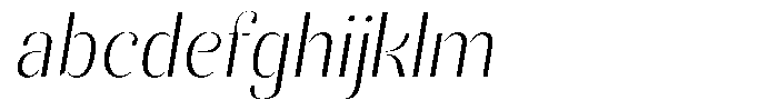 Akisan Extra Light Slant FONT