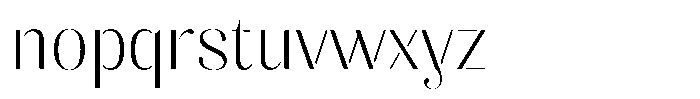 Akisan Extra Light Font LOWERCASE