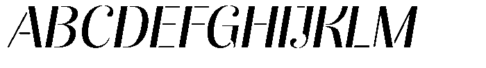 Akisan Medium Sem Exp Slant Font UPPERCASE