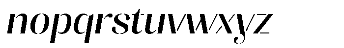 Akisan Medium Sem Exp Slant Font LOWERCASE