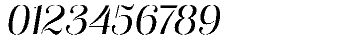 Akisan Medium Slant Font OTHER CHARS