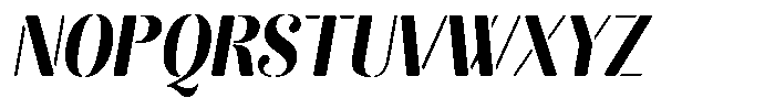 Akisan Round Black Condensed Slant Font UPPERCASE