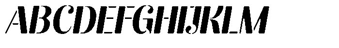 Akisan Round Black Sem Condensed Slant Font UPPERCASE
