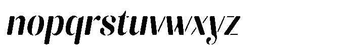 Akisan Round Bold Condensed Slant Font LOWERCASE